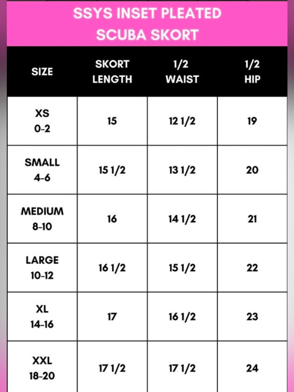 SSYS Red Scuba Pleated Skort - Medium - Picture 2 of 2
